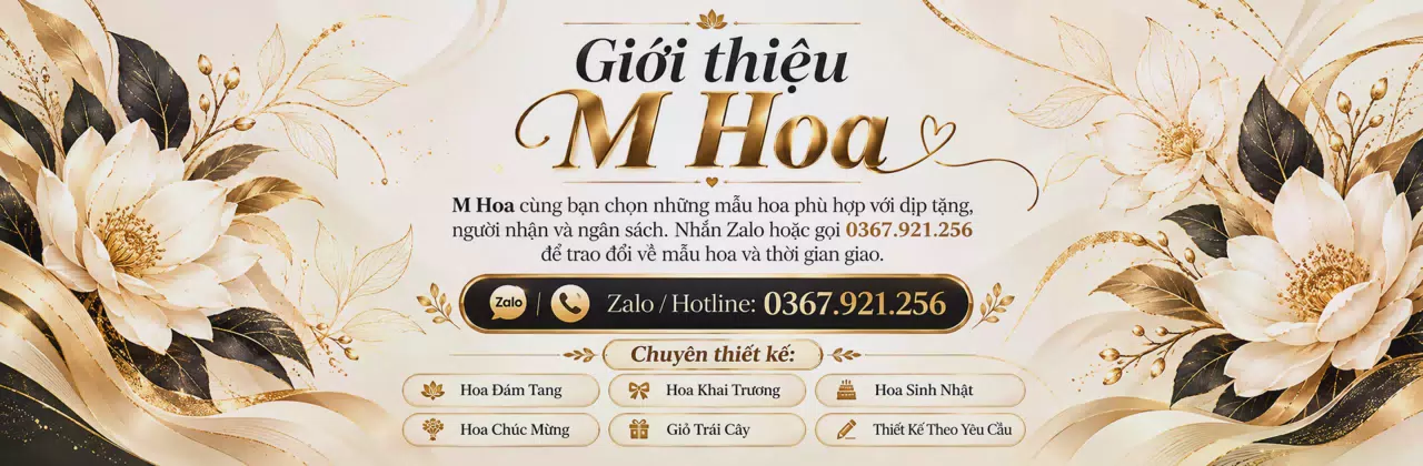 Ảnh bìa Shop hoa tươi Xã Khánh Hưng Tây Ninh - Hoa gửi trao, tình ở lại